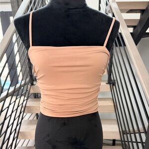 New Nude Tan Crop Top size S